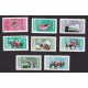 MONGOLIA TRENES SERIE COMPLETA DE ESTAMPILLAS NUEVAS MINT